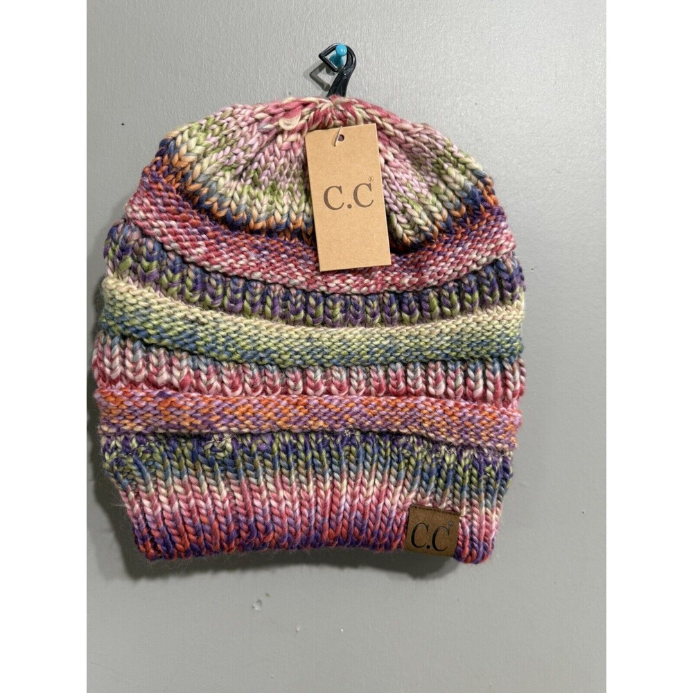 Bundle 3 - CC Beanie Woman’s Knit Slouchy Thick Cap Hat Solid Colors - Picture 3 of 15